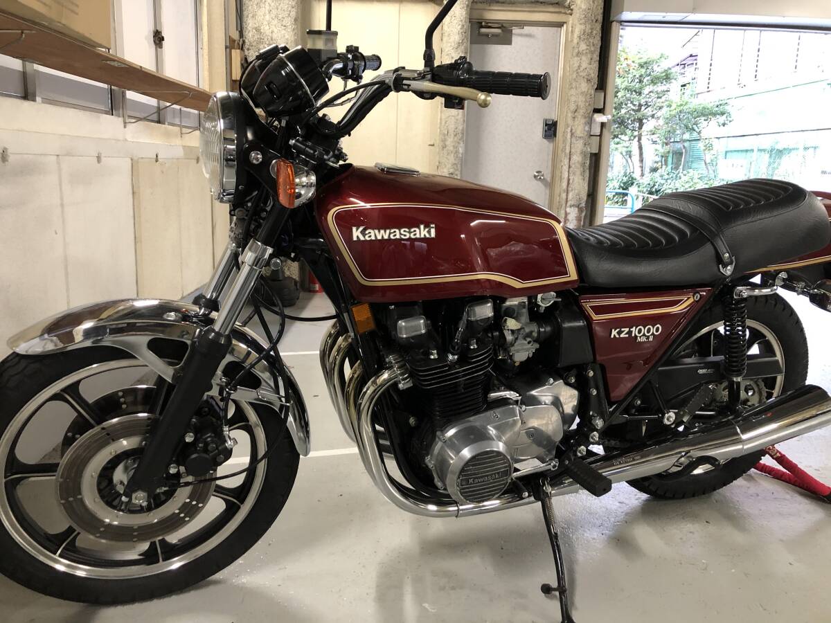 個人出品 川崎 KZ1000MK2 ほぼ純正　走行距離8000mileほど_画像6