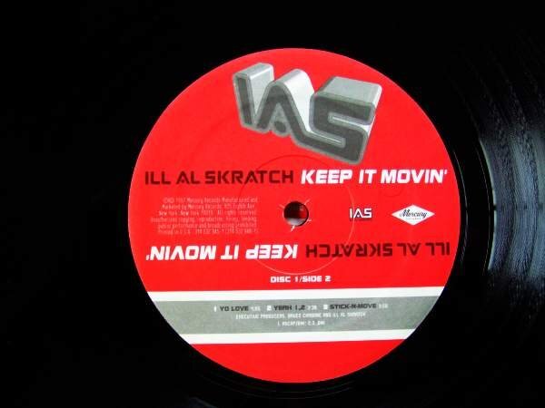 US盤！2枚組！LP★ILL AL SKRATCH/KEEP IT MOVIN'★ヒップホップ・クラシック！名盤！の画像4