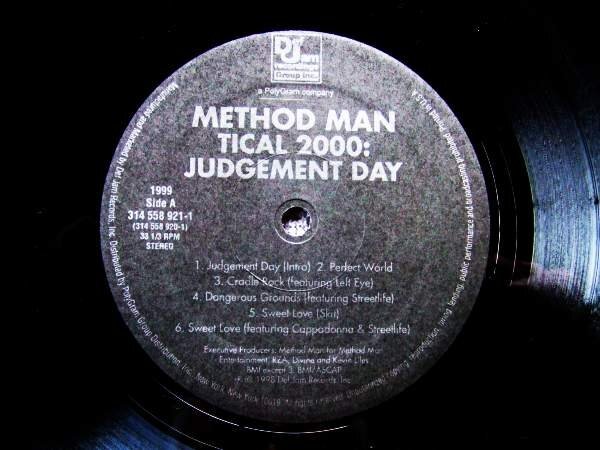 シュリンク付！US盤！2枚組LP★METHOD MAN/TICAL 2000:JUDGEMENT DAY★90年代 ヒップホップクラシック！の画像5