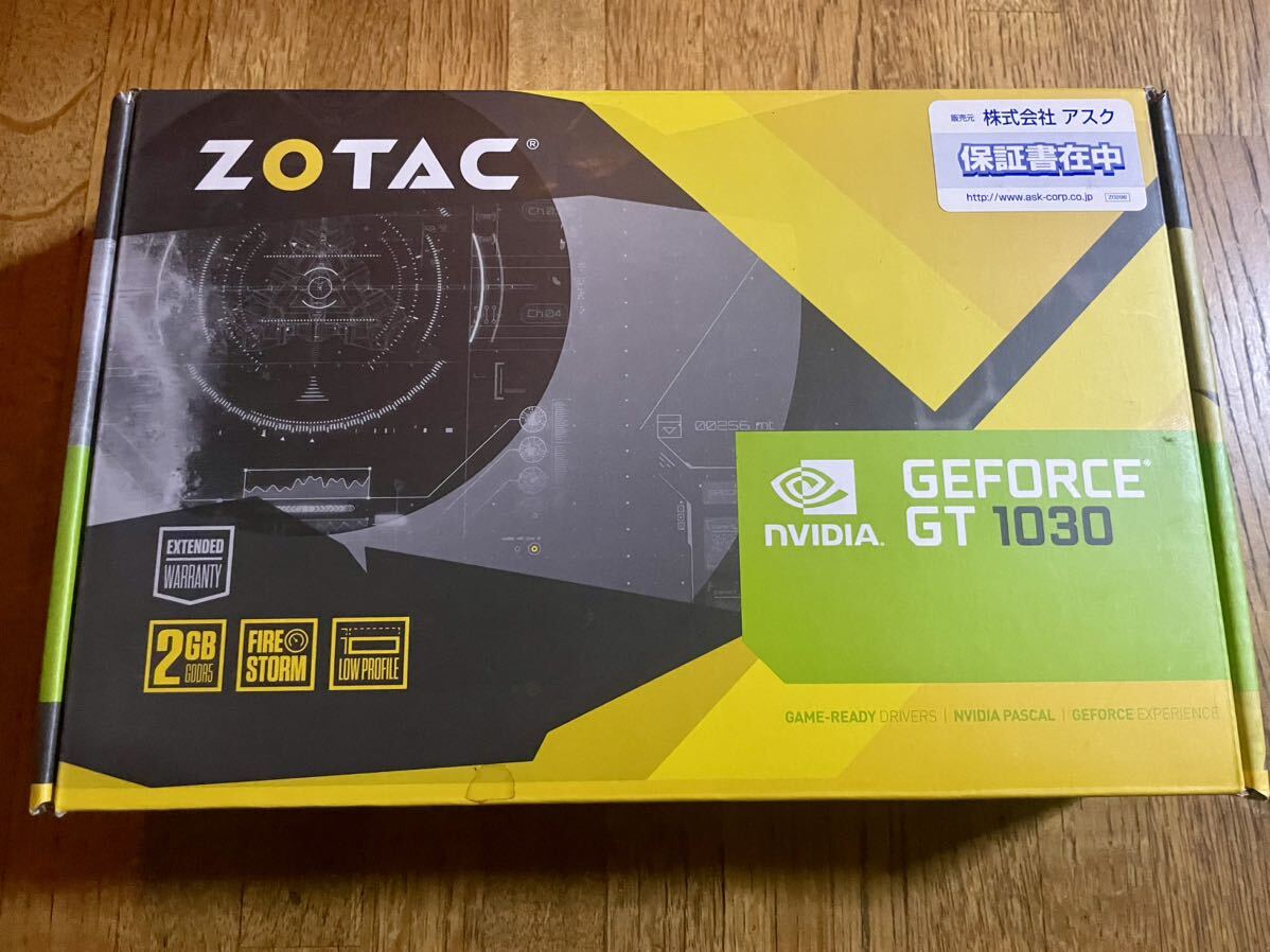 GT 1030 GEFORCE ZOTAC NVIDIA_画像1