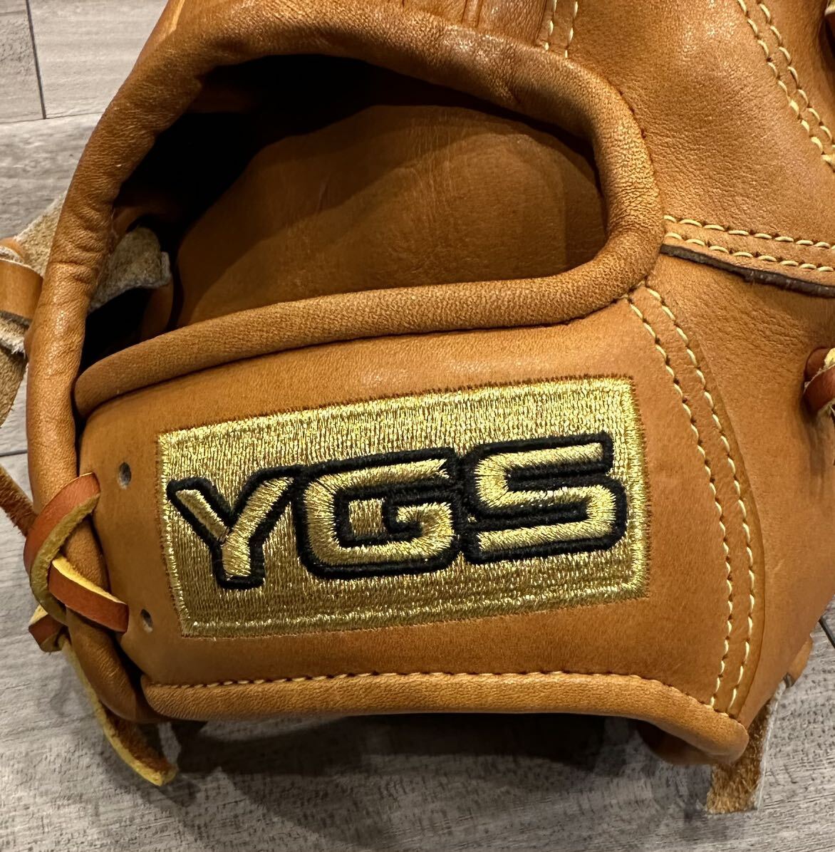 【廃番品】山本グラブスタジオ　YGSセンス　硬式内野用　YI17 Jステアテンション　タン　水拭き乾拭きのみ　ノンオイル　_画像10