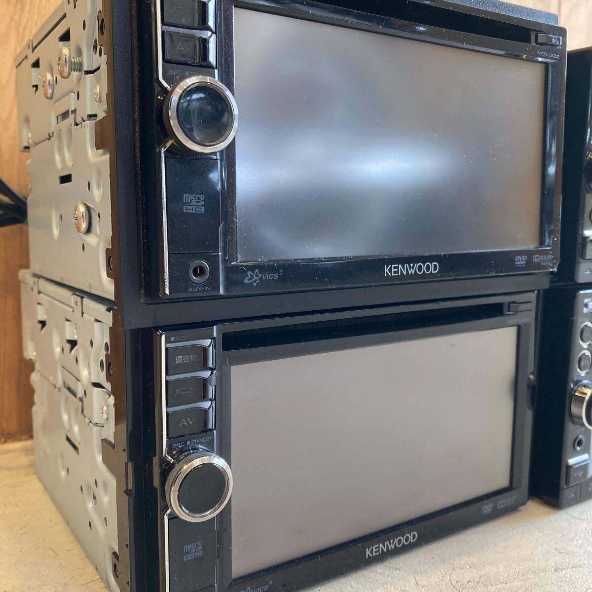 KENWOOD MDV-333/323等ジャンク4台セット