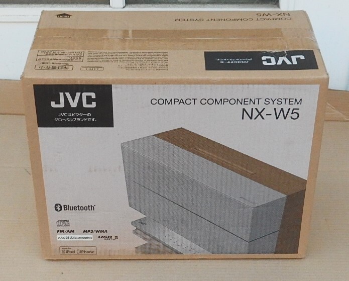 ★未開封品新品 JVC ビクター コンパクトコンポ NX-W5-M 色：ナチュラルウッド　未使用品★