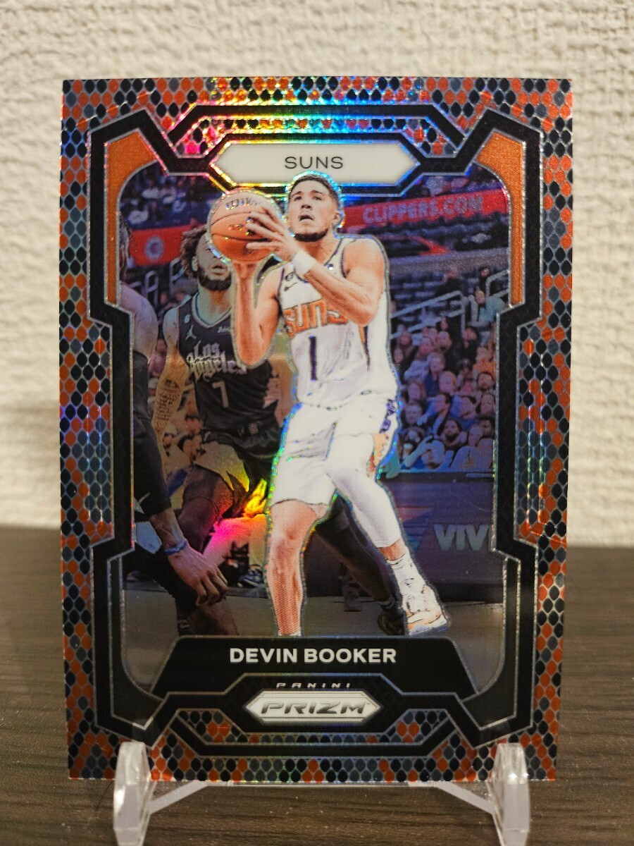 23-24 PANINI PRIZM SNAKESKIN SSP DEVIN BOOKERの画像1