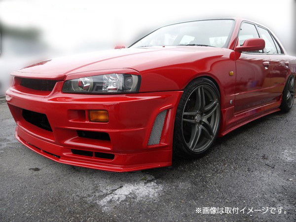 スカイライン ER34 4ドア用 エアロセット エアロ FRP 未塗装 社外品 SKYLINE 日産 ニッサン NISSANの画像3