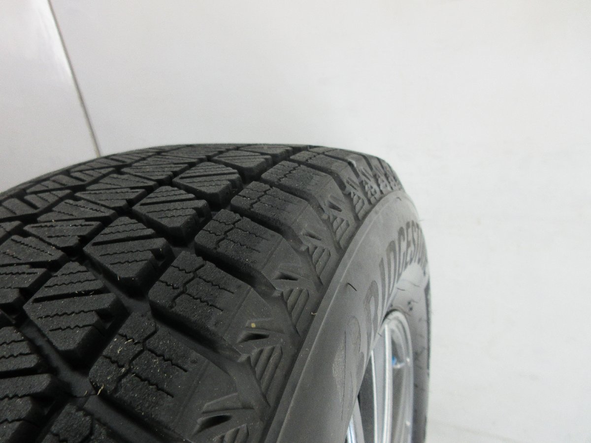 ■中古タイヤホイール■　T.R.G アルミホイール 17インチ 7J +50 5H 114.3 BRIDGESTONE DM-V3 4WD 225/65R17 102Q 激安 送料無料 K201_減り