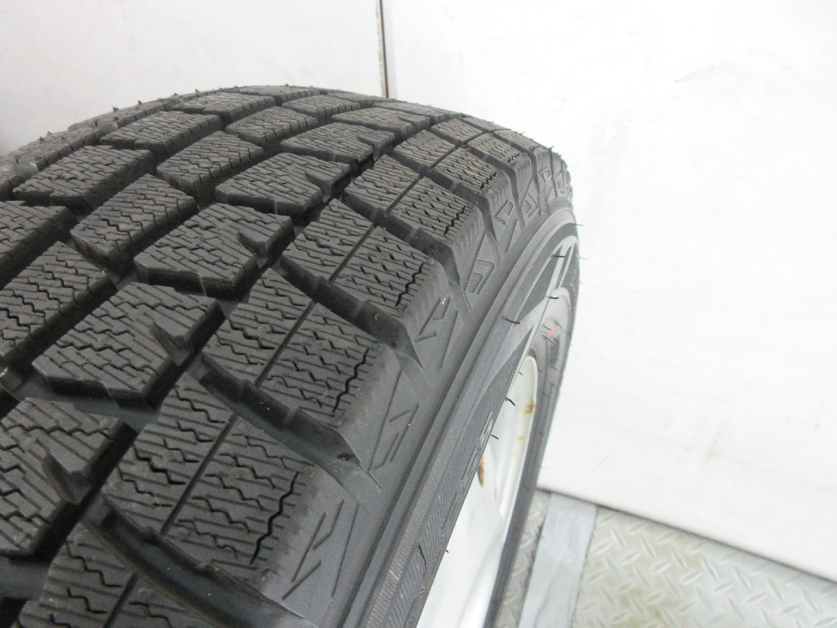 ■中古タイヤホイール■　TOPY スチールホイール 14インチ 5J +40 5H 100/114.3 DUNLOP WM01 175/70R14 84Q 激安 マルチ 送料無料 K202_2018年