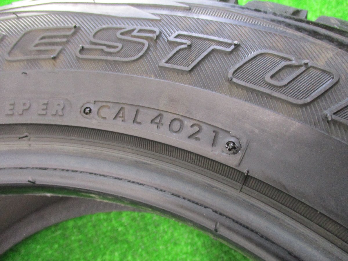 ■中古タイヤ■　215/60R17 96Q BRIDGESTONE BLIZZAK DM-V1 エルグランド アルファード エリシオン等 冬タイヤ 激安 中古 送料無料 B489_2021年