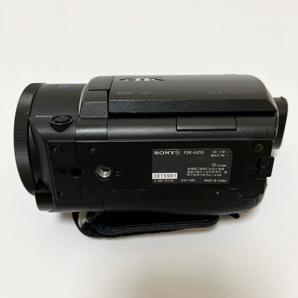 SONY Handycam FDR-AX55 デジタルビデオカメラ ジャンクの画像5