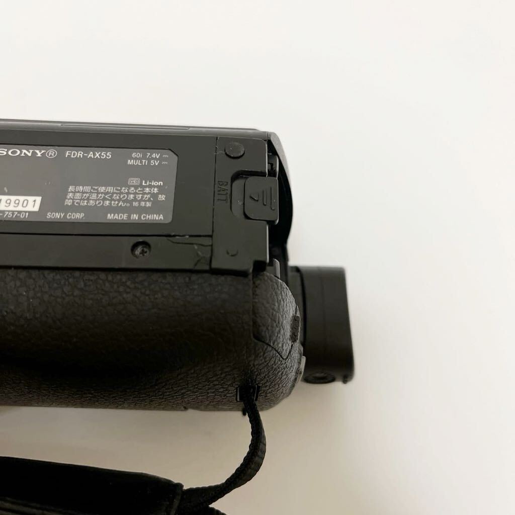 SONY Handycam FDR-AX55 デジタルビデオカメラ ジャンクの画像6