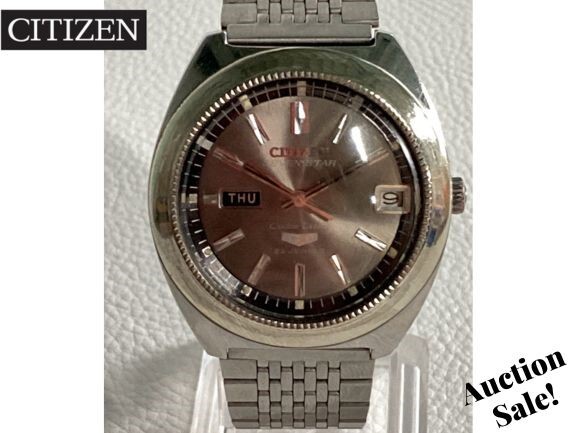 ▲▽【中古/ヴィンテージ】CITIZEN シチズン セブンスター クリスタルデラックス 23石 腕時計 自動巻き ACSS-2823B-Y 1978年製△▼