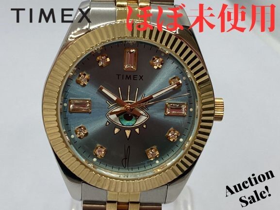 ★☆【中古】TIMEX タイメックス TW2V51400 5気圧防水 文字盤色:青 腕時計 箱付き☆★