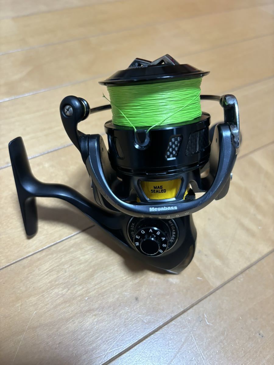 メガバス　リール　ガウス30X 使用済　GOUS 30X megabass REEL SHIMANO リール_画像2