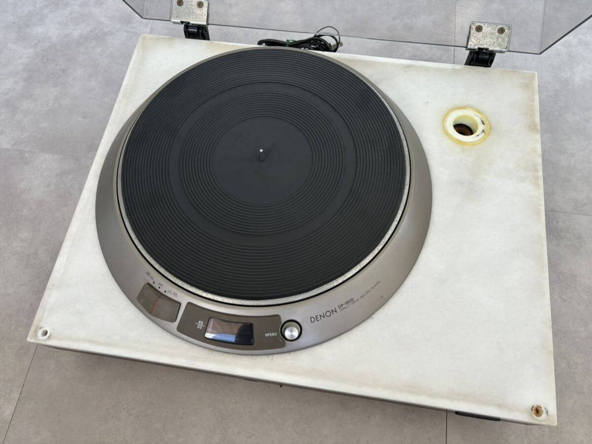 DENON Denon DP-1800 turntable record player marble / 02