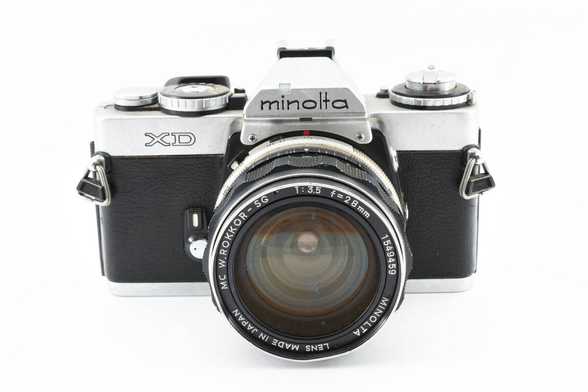 ★訳あり特上品★ ミノルタ MINOLTA SR-1 /X-70 /XD + AUTO 55mm F1.8 ×2個 /MC 28mm F3.5 ★3セットまとめ★ #0852 #30432 #0856の画像4