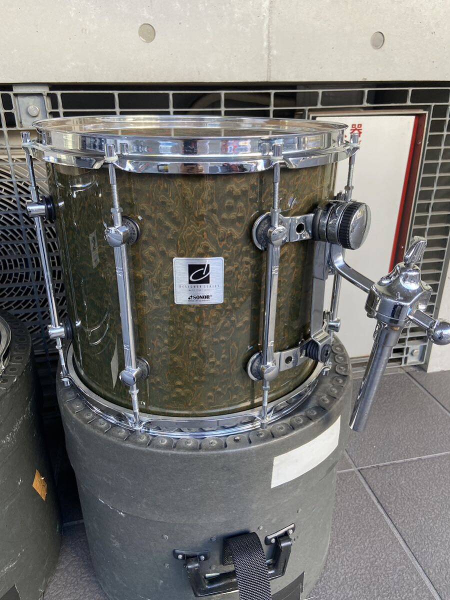 sonor デザイナーズメイプル　タム13.14インチ２点セット_画像3