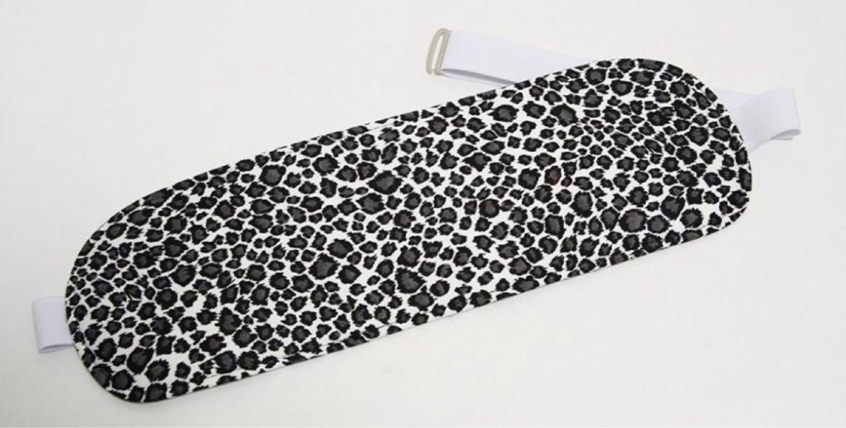 豹柄 ガーゼ付き 帯枕 ベルト付き 前板 帯板 2点セット 日本製 白 新品