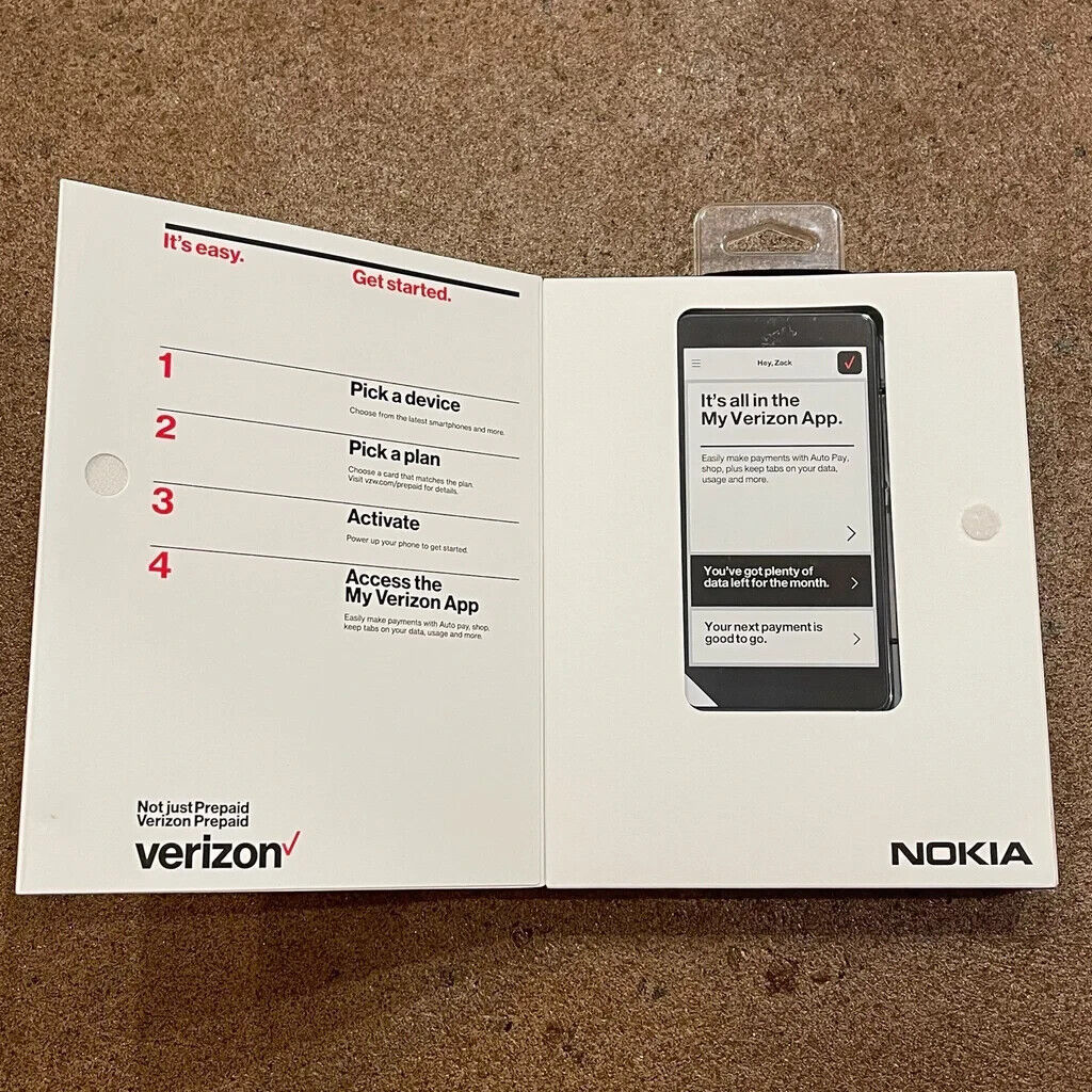 に人気 Verizon Wireless Nokia 2 V TA-1136 8GB Prepaid Smartphone