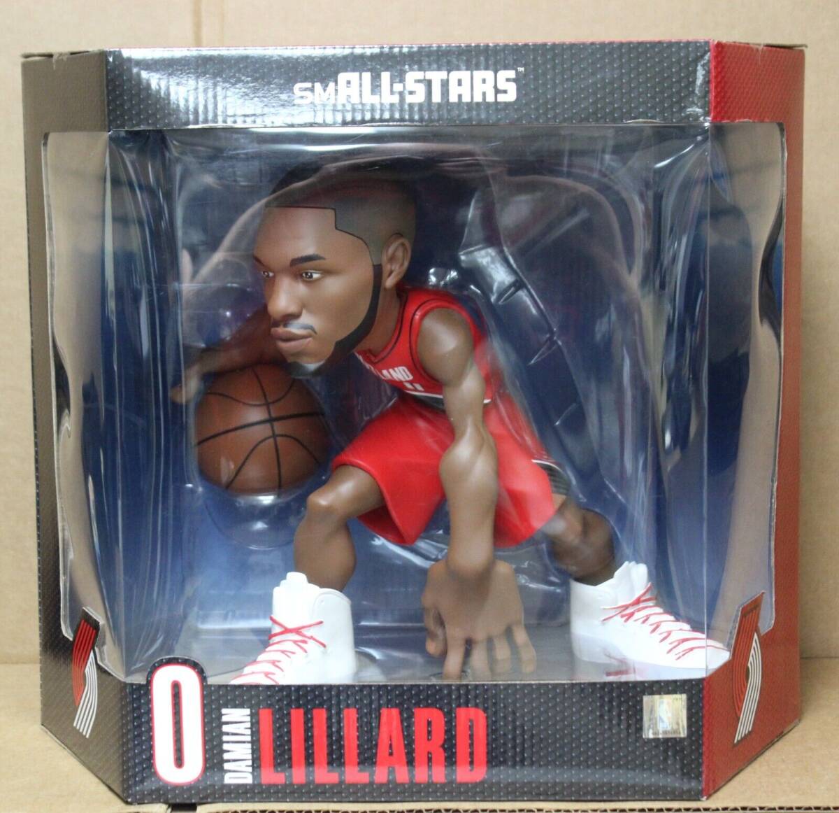 NBA Damian Lillard SmALL-Stars 11” Figure Red Jersey Portland Trial Blazers Rare 海外 即決