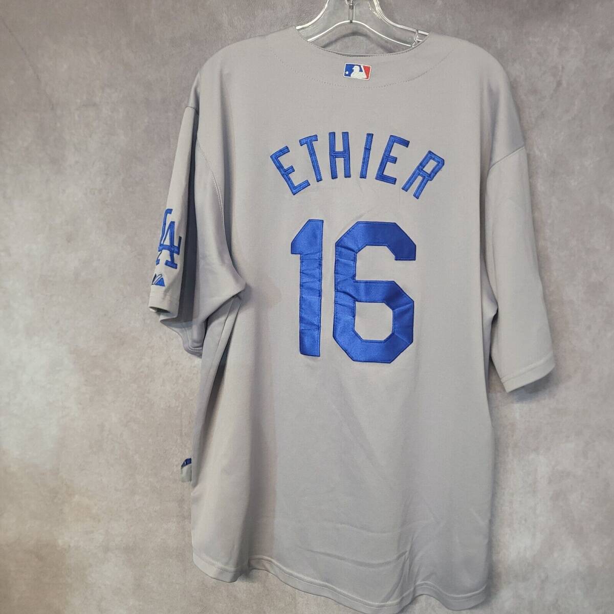 MLB Los Angeles Dodgers Andre Ethier 16 Gray 1955 Patch Jersey Mens 56 2XL 海外 即決_MLB Los Angeles Do 7