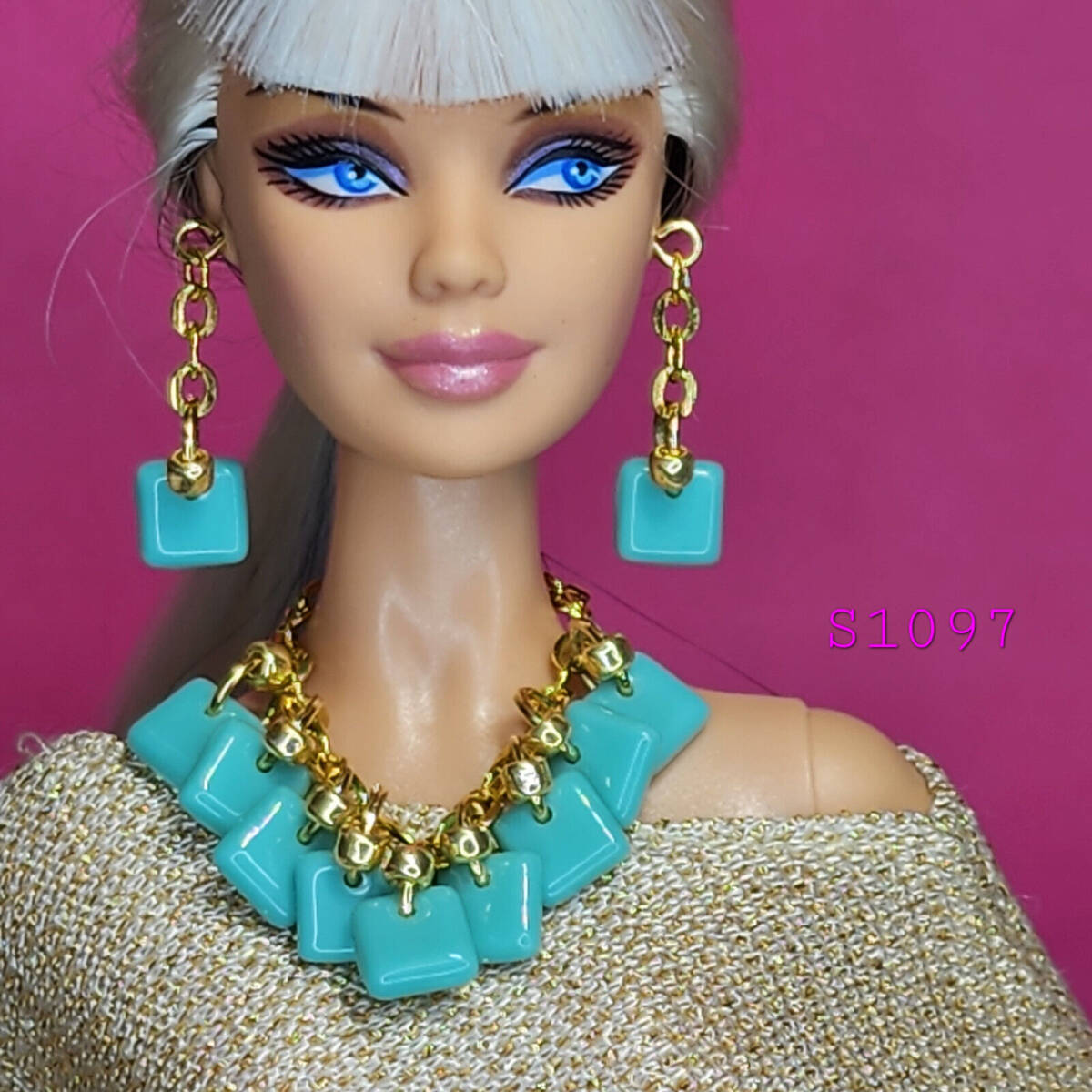 doll jewelry, Barbie Silkstone Fashion Royalty jewellery for 11.5" doll [S1097] 海外 即決_doll jewelry, Bar 1