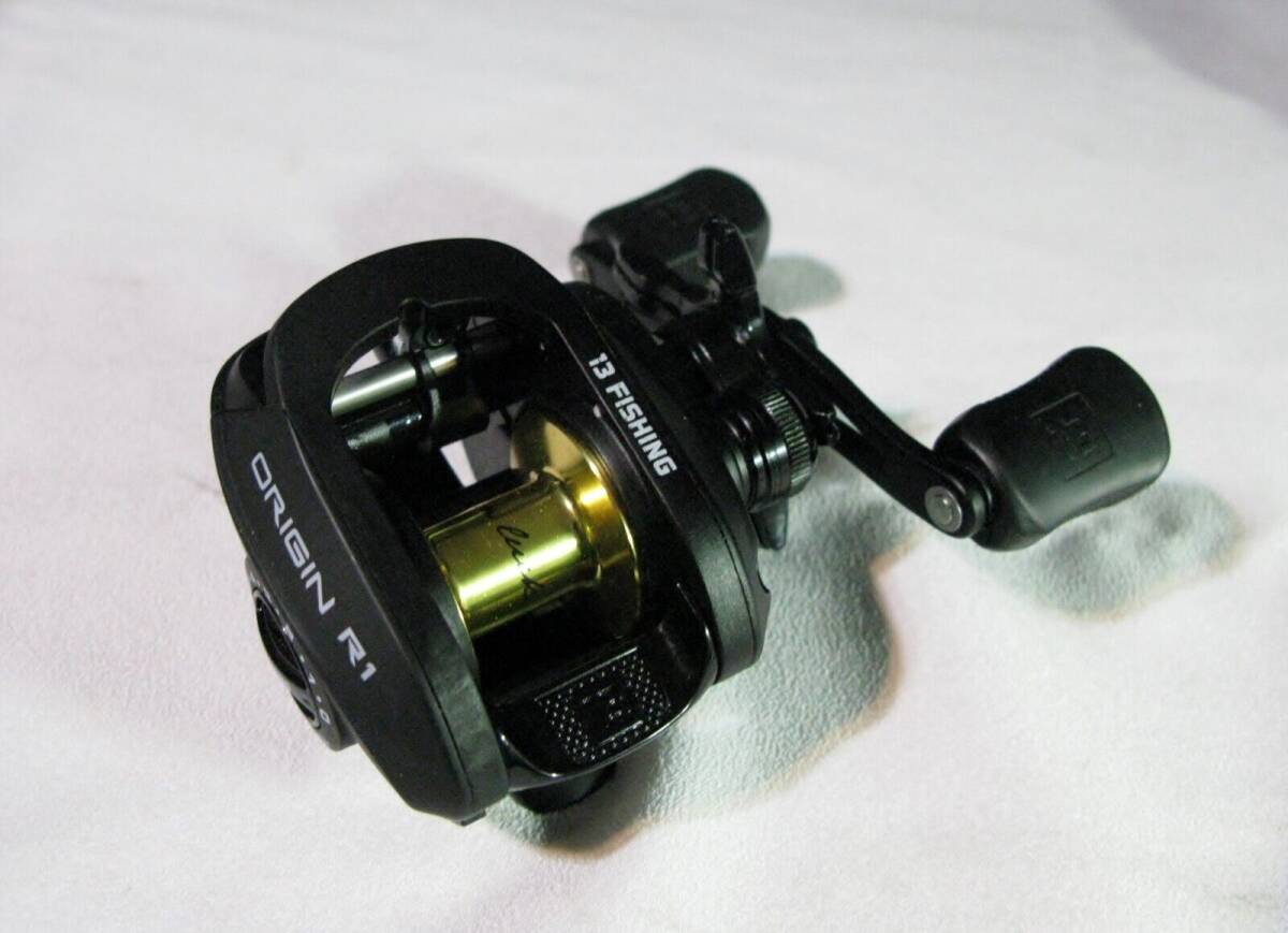 13 Fishing ORIGIN R1 Casting Reel, 5 BB's, RH, 110yds/12lb, 6.6:1