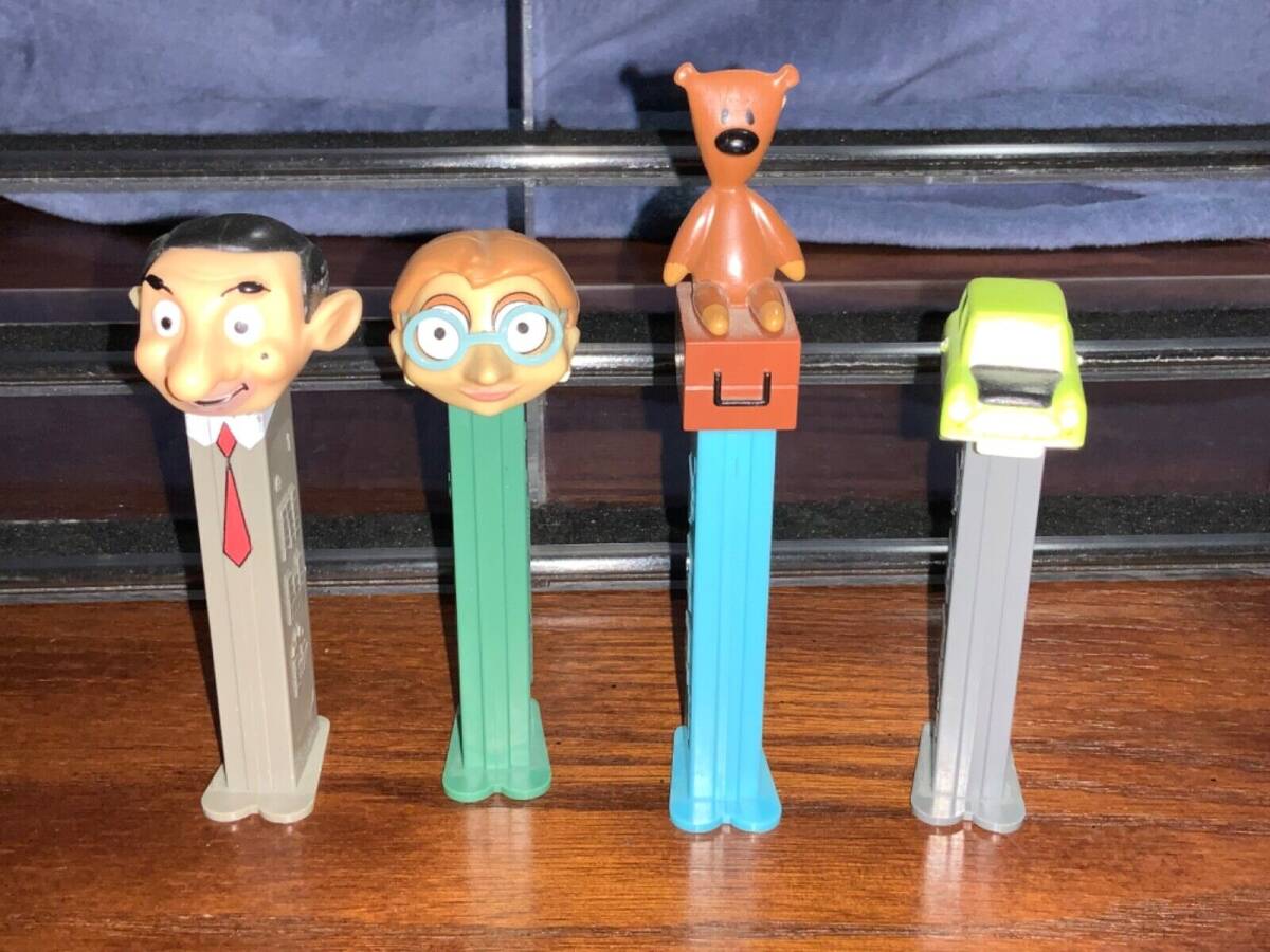 Pez Mr. Bean Set of 4, Loose- Excellent Condition 海外 即決_Pez Mr. Bean Set o 1