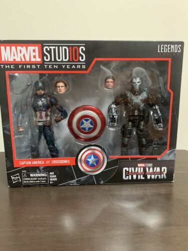 Marvel Legends Studios First Ten 10 Years Civil War Captain America... 海外 即決