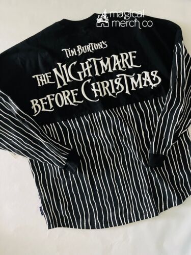 2024 Disney Halloween Nightmare Before Christmas Jack & Sally Spirit Jersey XL 海外 即決