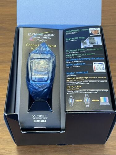 Vintage CASIO Wrist Camera WQV-10 Digital Watch & PC Link Kit - Never Used, OEM 海外 即決の画像3
