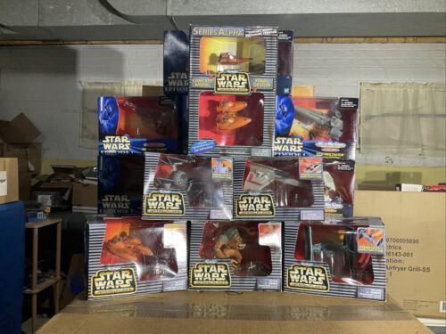 VTG 1995-1999 Galoob/Hasbro Star Wars Micro Machines Lot of 15 (many HTF RARE) 海外 即決の画像2