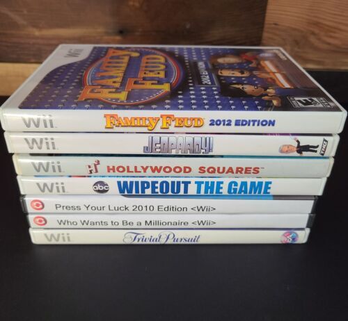 Wii Gameshow Lot Bundle Press Your Luck, Family Fued, Jeopardy Hollywood Squares 海外 即決_Wii Gameshow Lot B 5