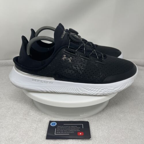 UA アンダーアーマー Flow Slipspeed TRNR NB GR Sneakers ブラック White Men's Size 9 BOA 海外 即決