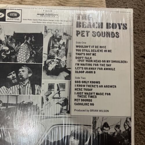 Beach Boys Pet Sounds バイナル LP t2458 (1966) Mono Brian Wilson Original Record 海外 即決_Beach Boys Pet Sou 8
