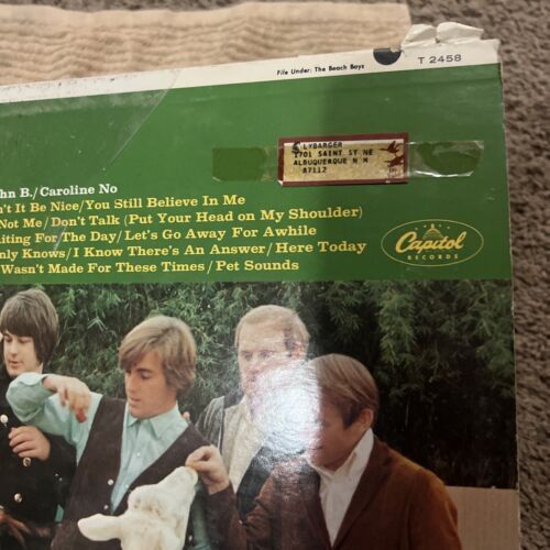 Beach Boys Pet Sounds バイナル LP t2458 (1966) Mono Brian Wilson Original Record 海外 即決_Beach Boys Pet Sou 3