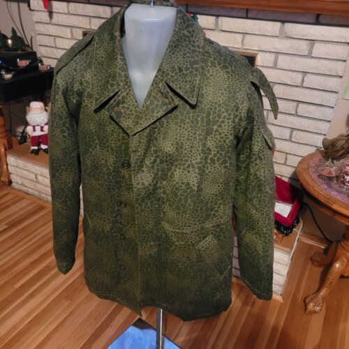 Polish Army Leopard Zaba Camo Pattern Jacket Parka Size EUR 92/171 US 40 NICE! 海外 即決