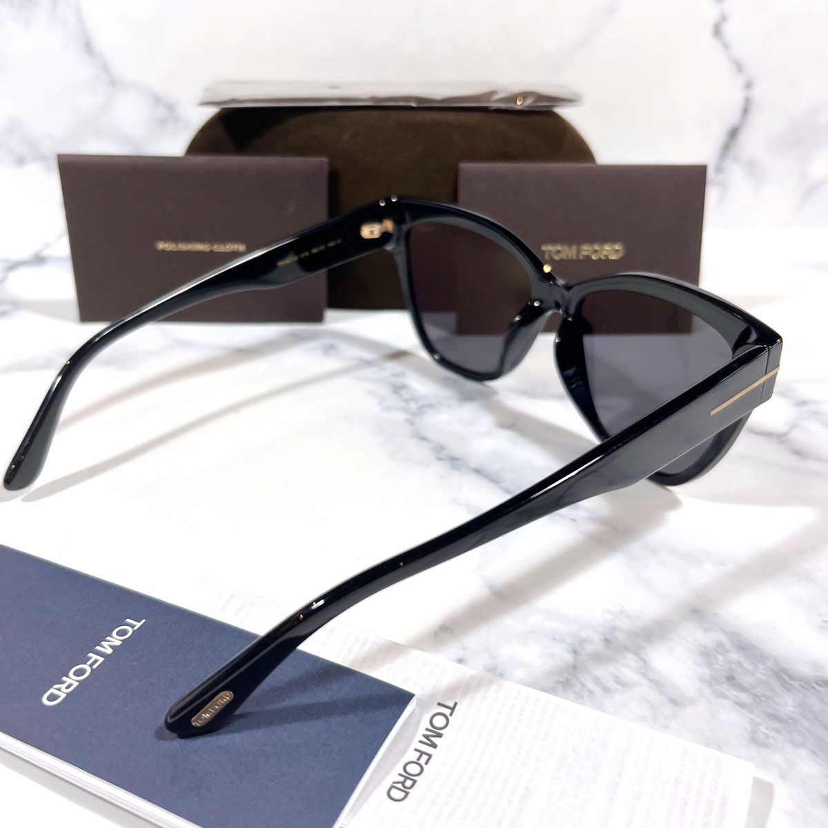 ★1円スタート★ 正規品 トムフォード TOMFORD TF547 FT547 01A ブラック サングラス メガネ 眼鏡_画像6