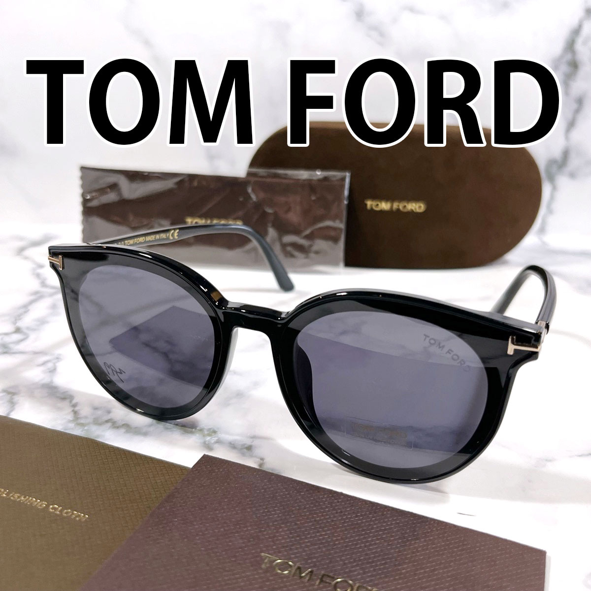 *1 jpy start * regular goods Tom Ford TOMFORD TF0807 FT0807 01A Asian Fit sunglasses glasses glasses 