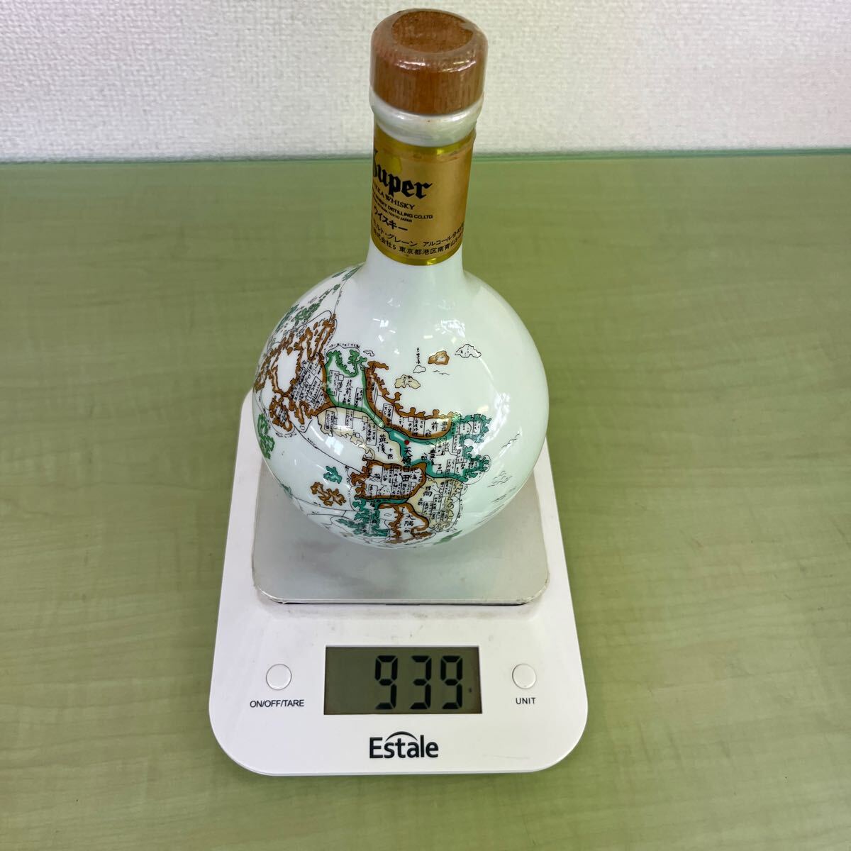 ▲古酒 NIKKA スーパーニッカ ウイスキー 陶器ボトル 有田焼 彌右衛門 600ml 未開封 #25_画像9