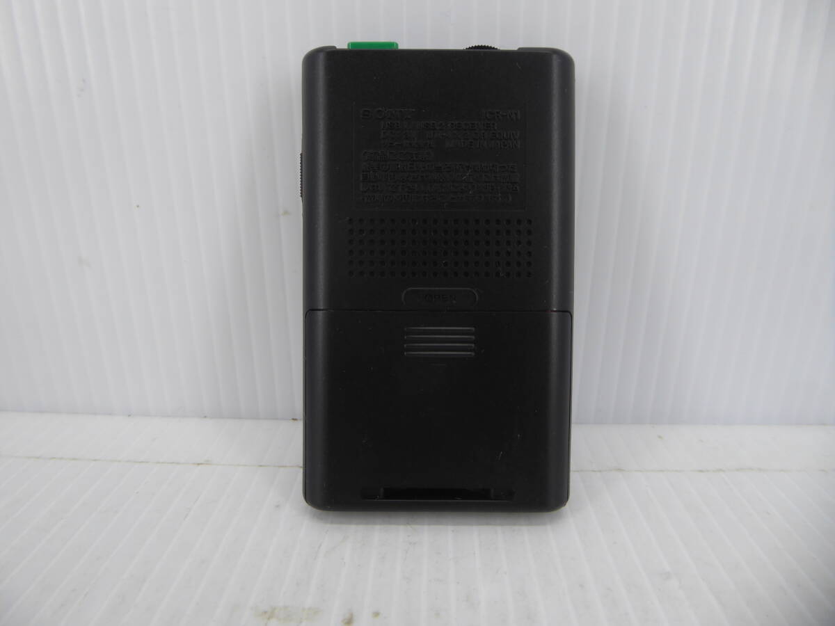 **SONY NSB exclusive use pocket radio ICR-N1 made in Japan operation goods freebie new goods with battery **