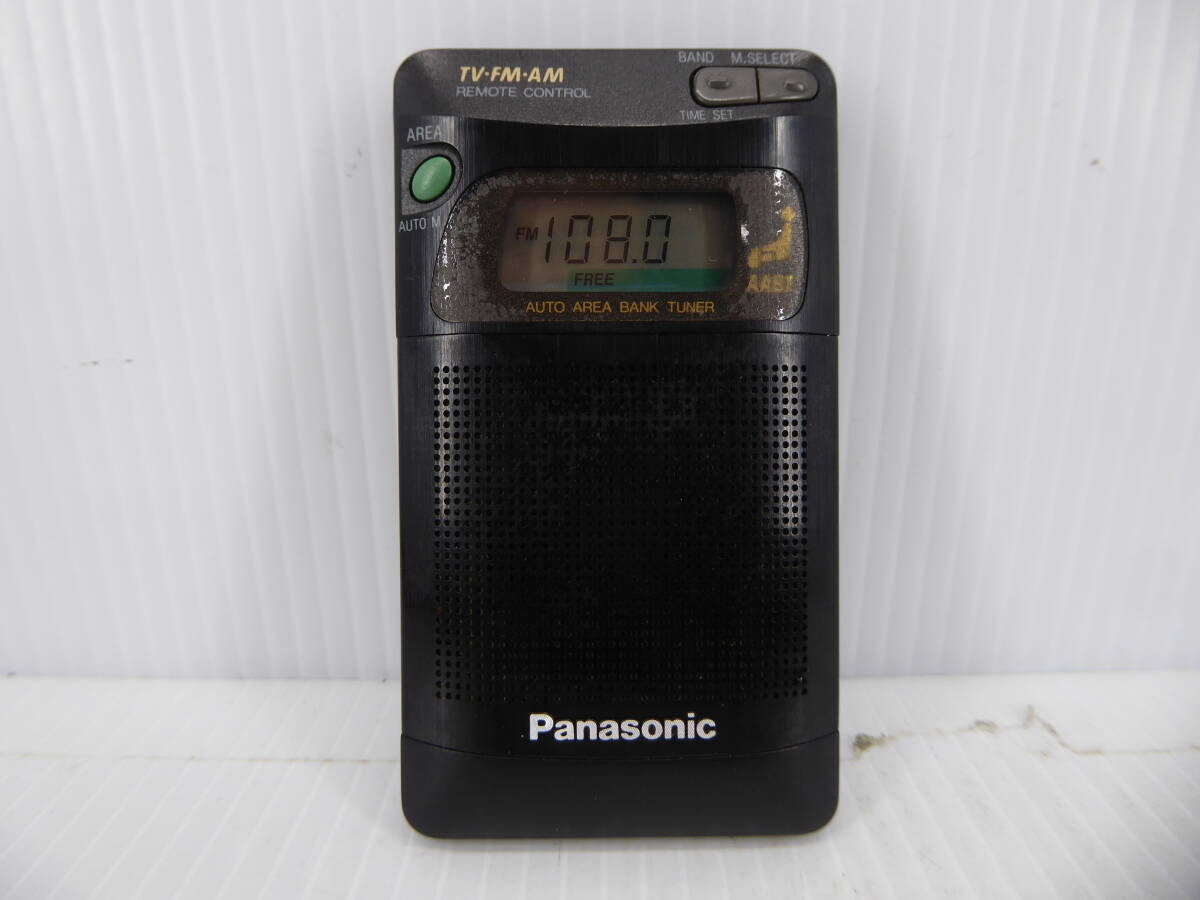 ★☆Panasonic ワイドFM対応 FM/AMポケットラジオ RF-H860 日本製 動作品 オマケ新品電池付き☆★_画像2
