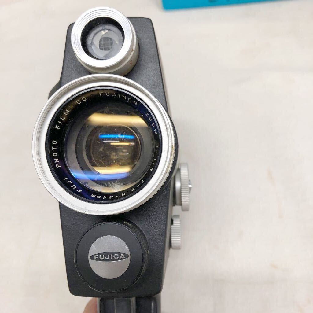 1円〜【Konica FUJICA PRIMOFLEX】3-23 single-8 ⅢM レンズ 三脚（ジャンク品）の画像4