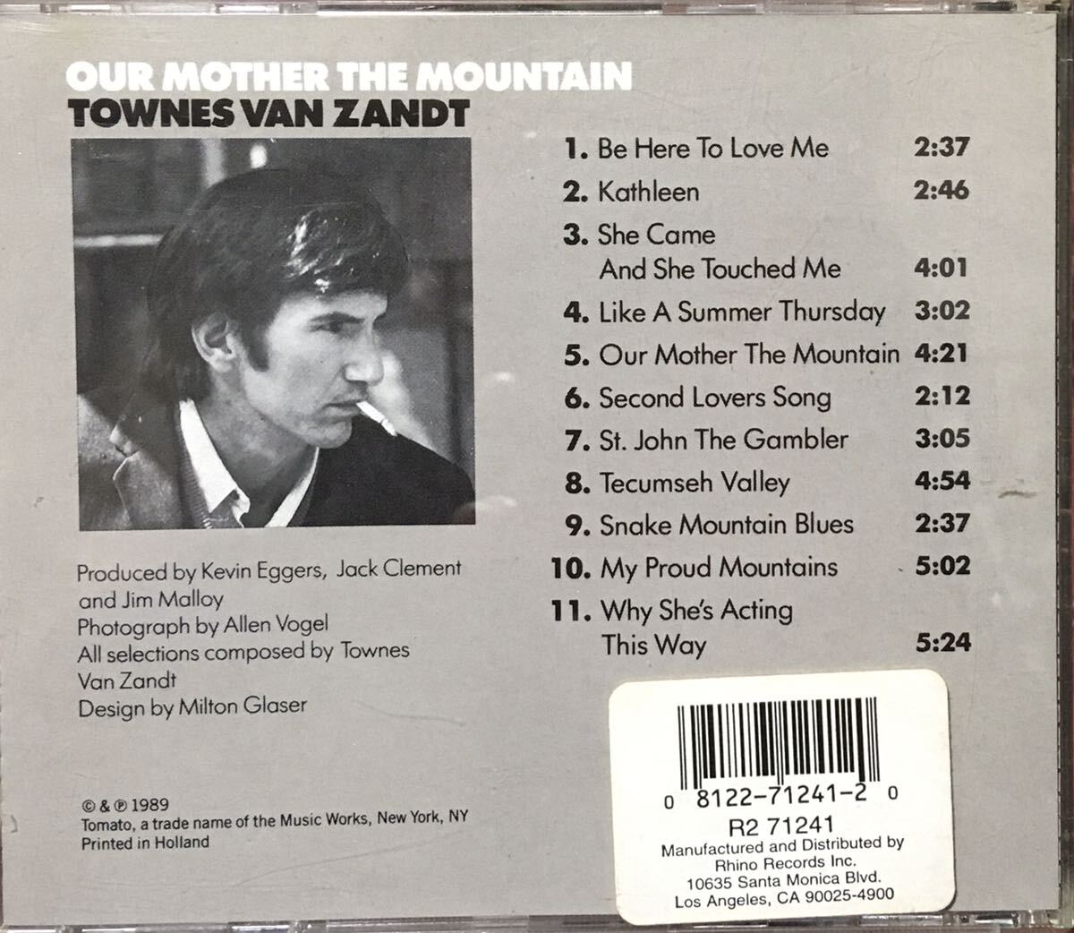 Townes Van Zandt[Our Mother The Mountain]テキサス/シンガーソングライター/アシッドフォーク/フォークロック/スワンプ/名盤探検隊の画像2
