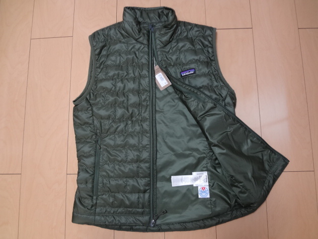 新品正規品パタゴニアpatagonia FA22『M'S NANO PUFF VEST』ナノパフベスト/BASIN GREEN/Sサイズの画像4