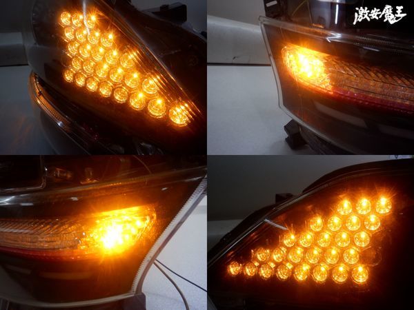 【破損無し！】トヨタ純正加工 ANH20W ANH25W ヴェルファイア HID ヘッドライト ヘッドランプ 左右セット ICHIKOH 5823 棚2K14_画像9