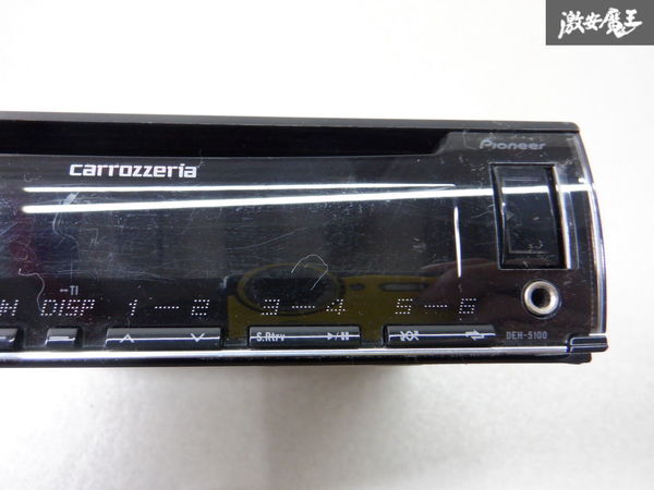 【最終値下】Carrozzeria カロッツェリア USB AUX CD プレーヤー デッキ レシーバー DEH-5100zs 棚2J21_画像2