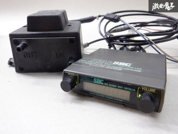 保証付 BLITZ ブリッツ DUAL-SBC ブーストコントローラー ブーコン センサー付 棚2P69の画像1