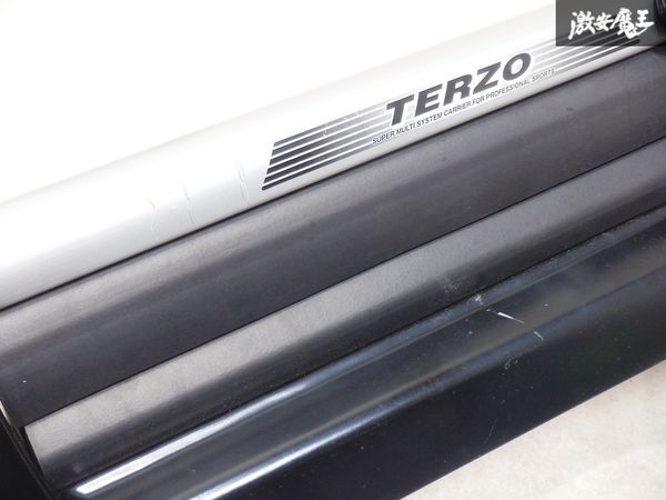 【最終値下】 TERZO テルッツオ ガルウイング スノーボード キャリア 2本 セット 横幅約132cm 約128cm 棚1E12_画像8