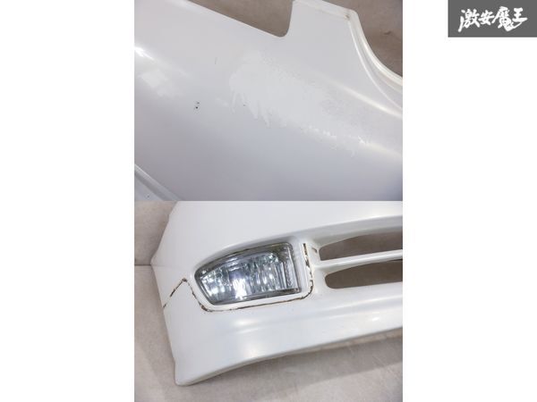 トヨタ純正 JZX110 JZX115 マーク2 後期 フロントバンパー 52119-2A100 065 ホワイトパールクリスタルシャイン フォグランプ付 棚2Dの画像5