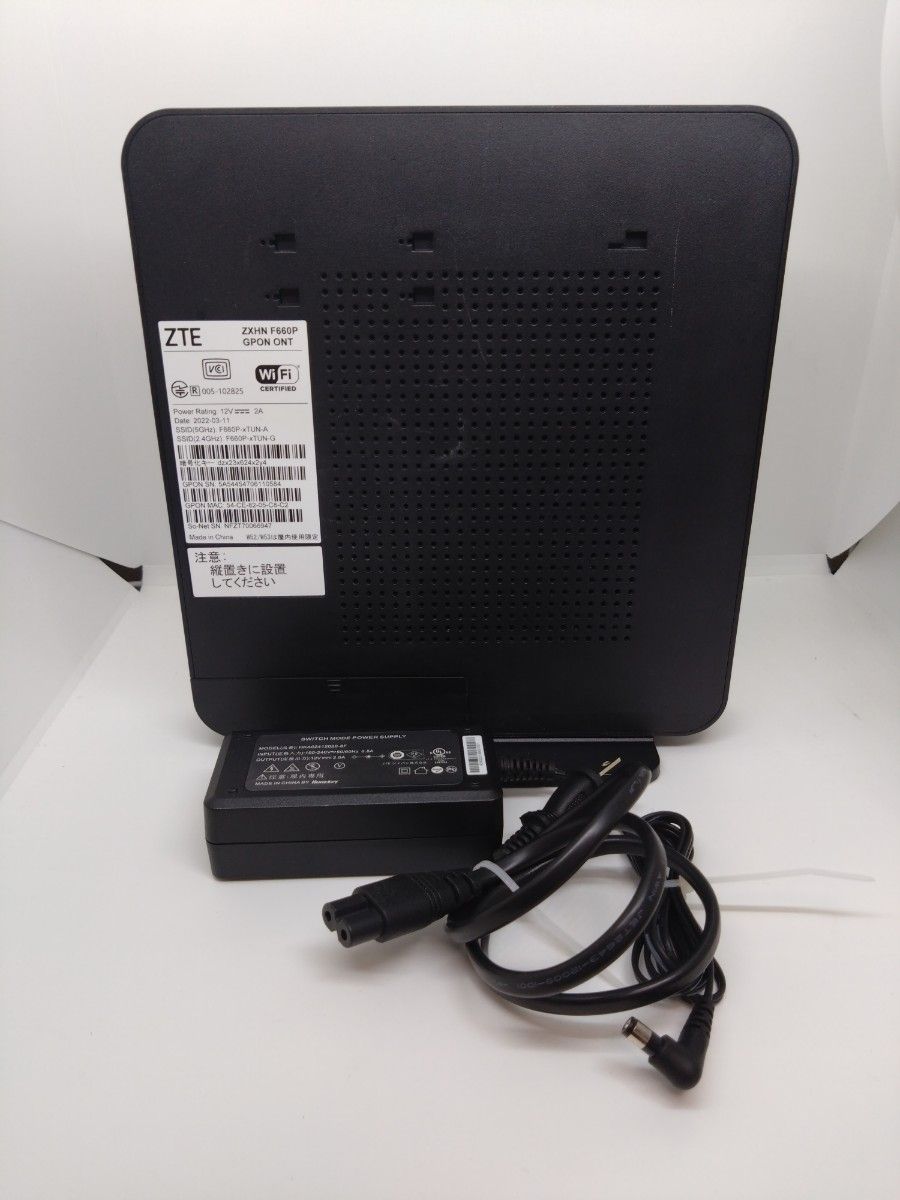 Wi-Fi ルーター ZTE ZXHN F660P|Yahoo!フリマ(旧PayPayフリマ) Wi-Fi ルーター ZTE ZXHN F660P|Yahoo!フリマ(旧PayPayフリマ)